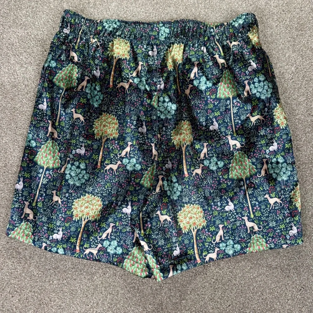 American Eagle Men's XS Boxer Shorts‎ Novelty Floral Tree Animal Print woodland